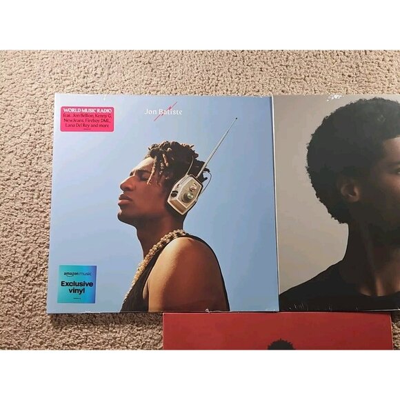 Lot of 3 Jon Batiste Records (New): World Music Radio Yellow, We Are, Hollywood - Picture 2 of 7